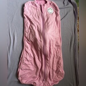 Dreamland Pink Baby Swaddle Sack with Front Zip